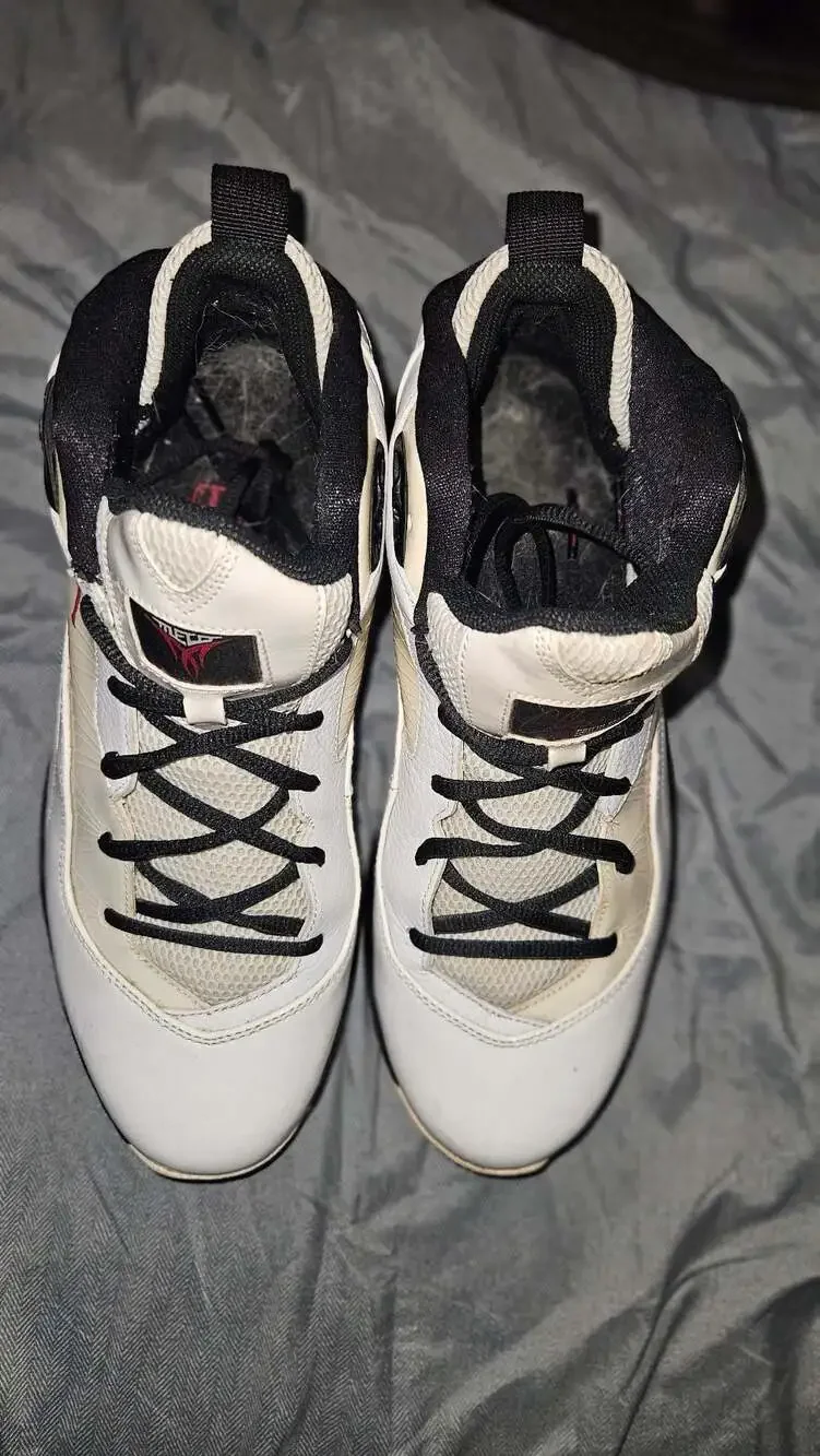 Jordan Melo M8 White/Varsity Red-Black Basketball Shoes